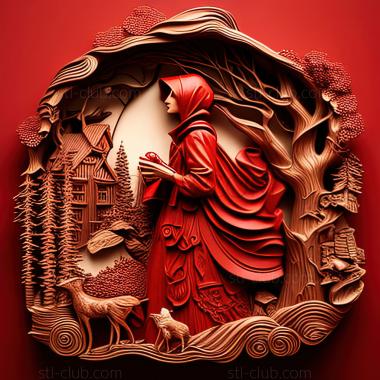 3D model The Village Red Riding Hood (STL)